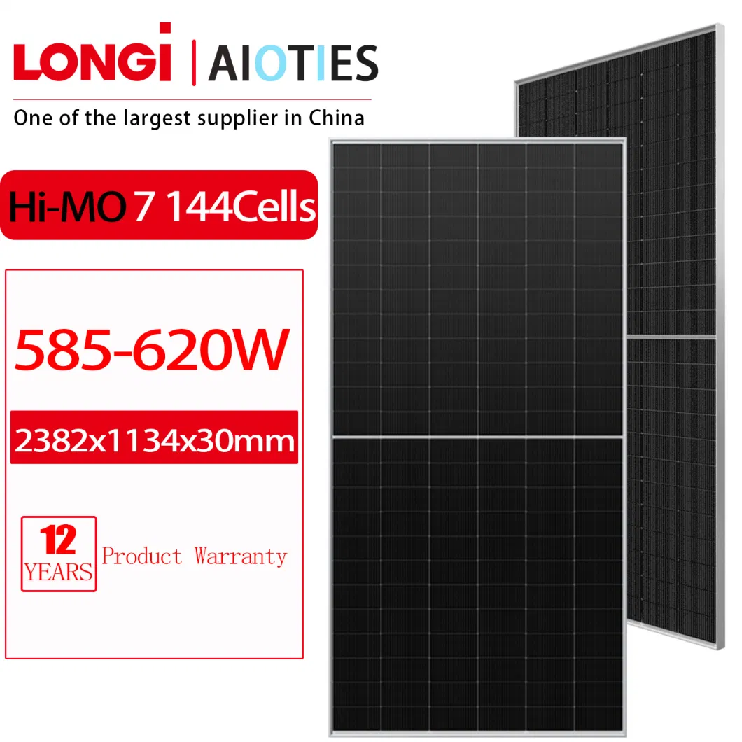 Longi/Mysolar/Aioties Hi-Mo6 Higher Efficiency 565~585m 565W 570W 575W 580W 585W Solar Panel Cost