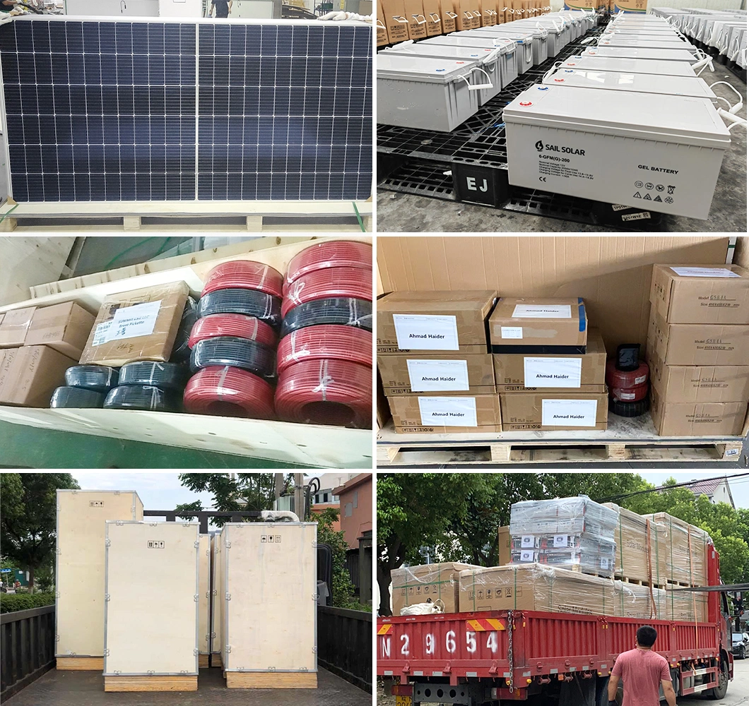 Easy Installation 30kw 50kw Hybrid Solar Panel Power Energy System for Commercial