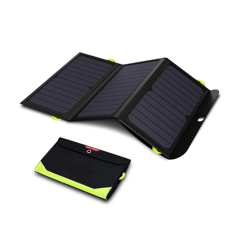 18W/21W/40W Waterproof Portable Solar Panel with Built-in 10000mAh Battery Solar Power Panel Charger