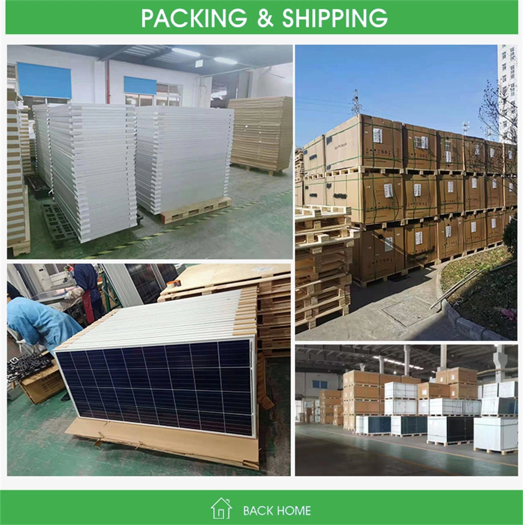 High Power 36V 48 Volt 260 Watt 270 Watt 280W 370W 385 Watt Pallet of Solar Panel Electricity