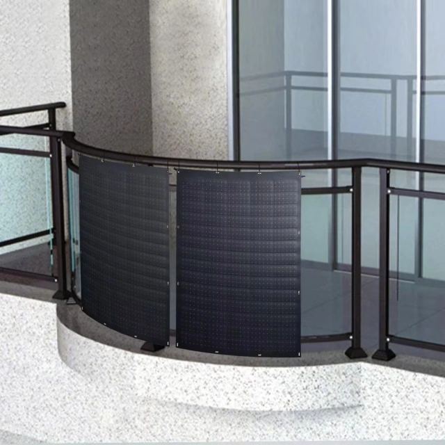 Factory Flexible Lightweight Monocrystalline High Quality Solar Panel for Balcony Home System