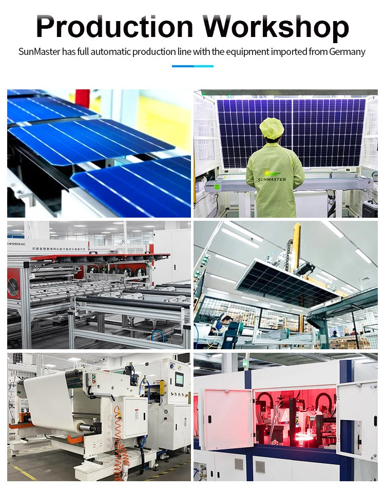 Wholesale High Efficiency Double Glass 340W 445W 550W 655W 660W 665W Mono off Grid Half Cell Solar Panels