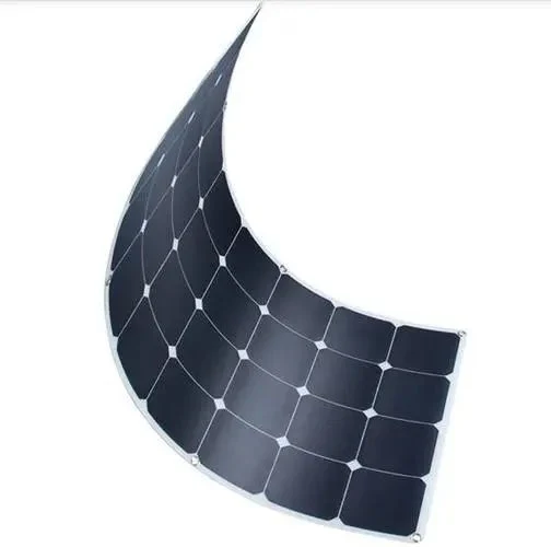 100 Watt 12 Volt 110W 120W Monocrystalline Semi-Flexible Bendable Mono off-Grid Charger Flexible Solar Panel for Marine RV Cabin Van Car Uneven Roof Surfaces