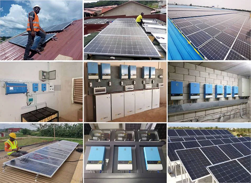 High Efficiency Complete off Grid Panel Energy PV Solar 5kw 10kw 50kw MPPT Inverter 48V DC to 220V AC Hybrid off Grid Solar Energy Power System