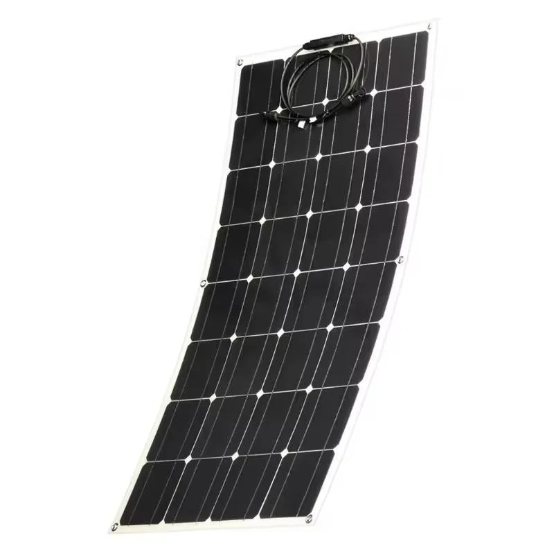 100 Watt 12V Mono Flexible Solar Panels for Home /Boat /Car/ Garden /Camping Travel High Efficiency China Supplier