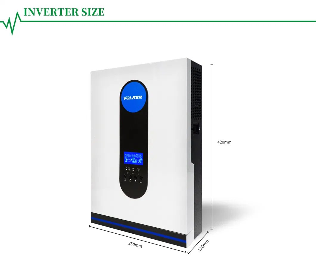 Factory Price 4.2kw 6.2kw 8.2kw 10.2kw Solar Hybrid Inverter Controller Pure Sine Wave Solar Panel Inverter Home Solar Power System