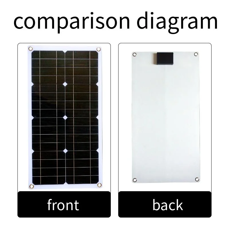 10W 20W 30W High Effeciency Mono Flexible Solar panel with USB for Power Bank