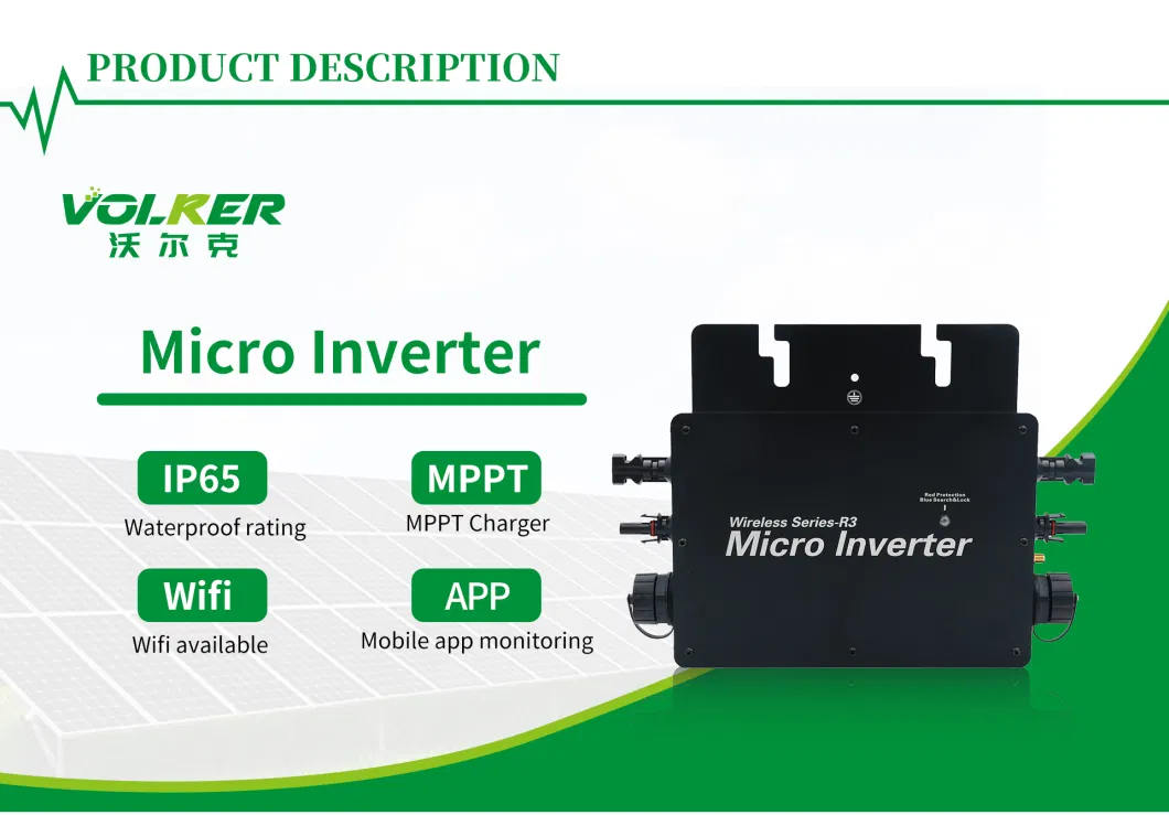 High Quality Manufacturer Micro Inverter Waterproof IP67 Solar Microinverter 400W/800W/1000W