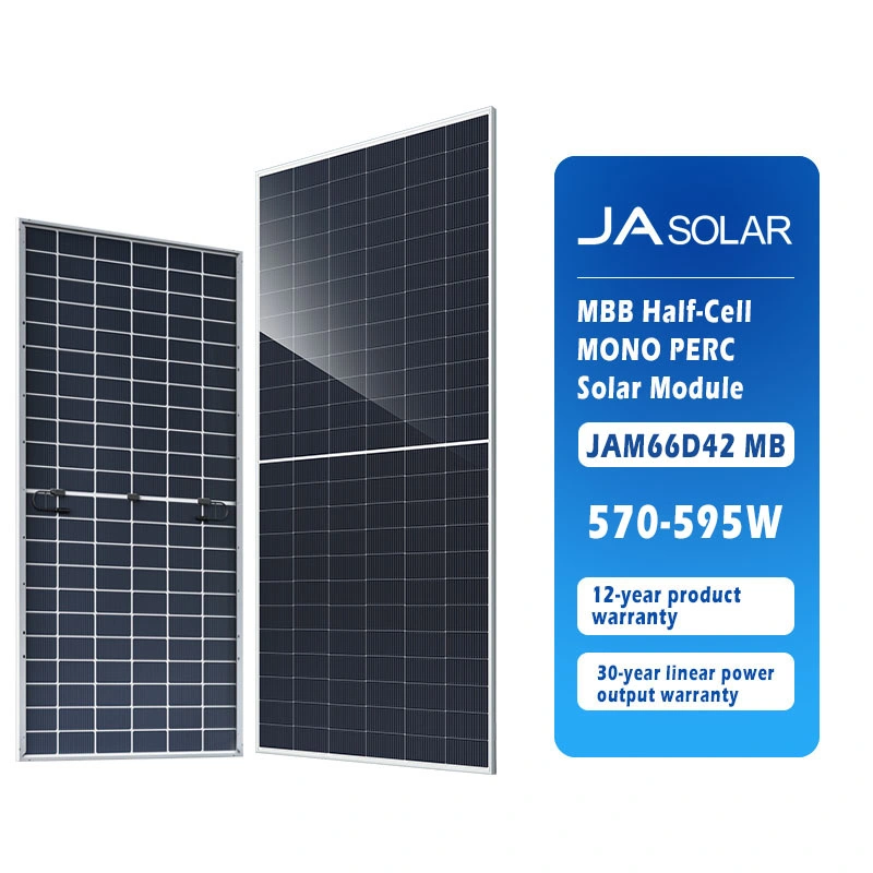 Top Solar Panel Manufacturers in China Ja 600watts Solar Panel Trina Solar Panels 500 Watt Monocrystalline 550W 580W 590W 595W China Solar Panel Price List