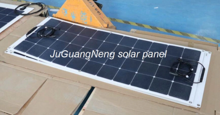 50W Semi-Flexible Sunpower ETFE Solar Panel (JGN-50W-SPFE)