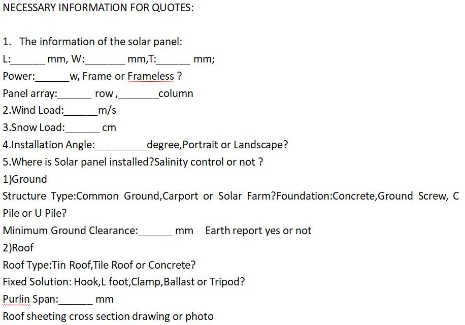 China Factory Price Solar Panel Flat Roof Installation Mounting Solar Ballasted Roof Mounting Systems