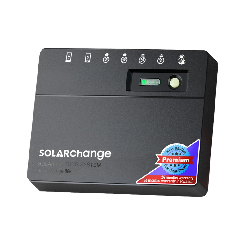 Lighting Global Solarchange 10W/20W Solar Home System with Solar Panel Light Kit for Rwanda/Ethiopia/Nigeria Market (SC-810/SC-820)