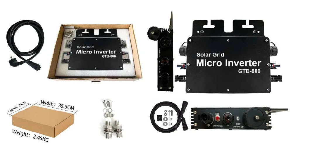 Panelroof Micro Inverter Gtb 500W 600W/700W/800W Solar Panel Universal Connection Comes with APP Monitoring on-Grid Micro Inverter