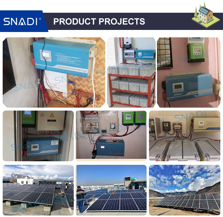 Snadi 60A 12/24/36/48V Solar Panel MPPT Intelligent Solar Charge Controller 60AMP MPPT