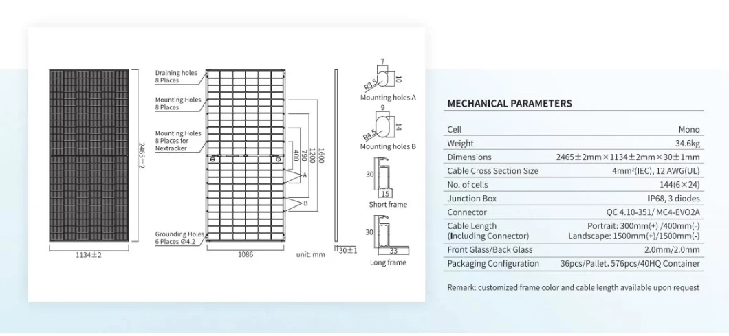 Topcon Jinko Longi Ja Trina Solar Panel High Power 615W 630W 640W 600W Tiger Neo N-Type PV Solar Photovoltaic Panel System Installation Cost/Price Big Power