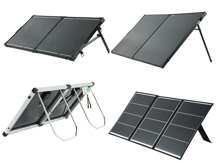 Custom Lightweight Monocrystalline 150W 180W 200W Flexible Fabric Folding Solar Panel