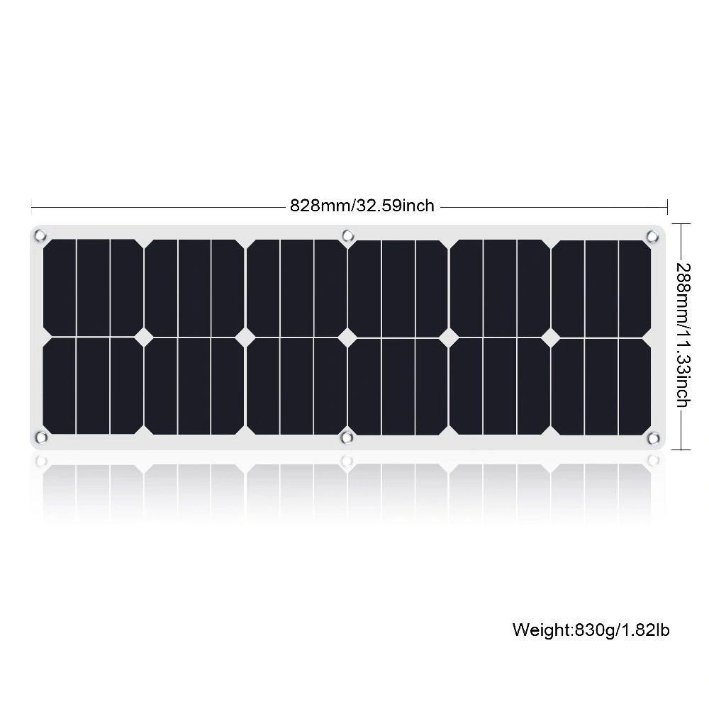 40W Sunpower ETFE Soft Flexible Bendable Solar Panel DC USB Mobile Power Solar Charger Factory