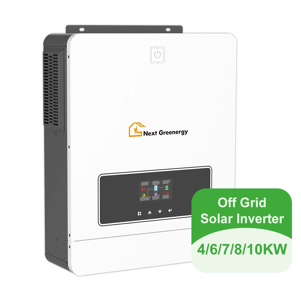 Nextgreenergy 5kw 6kw 7kw 8kw 10kw Hybrid off Grid Solar Inverter with MPPT for Solar Energy System