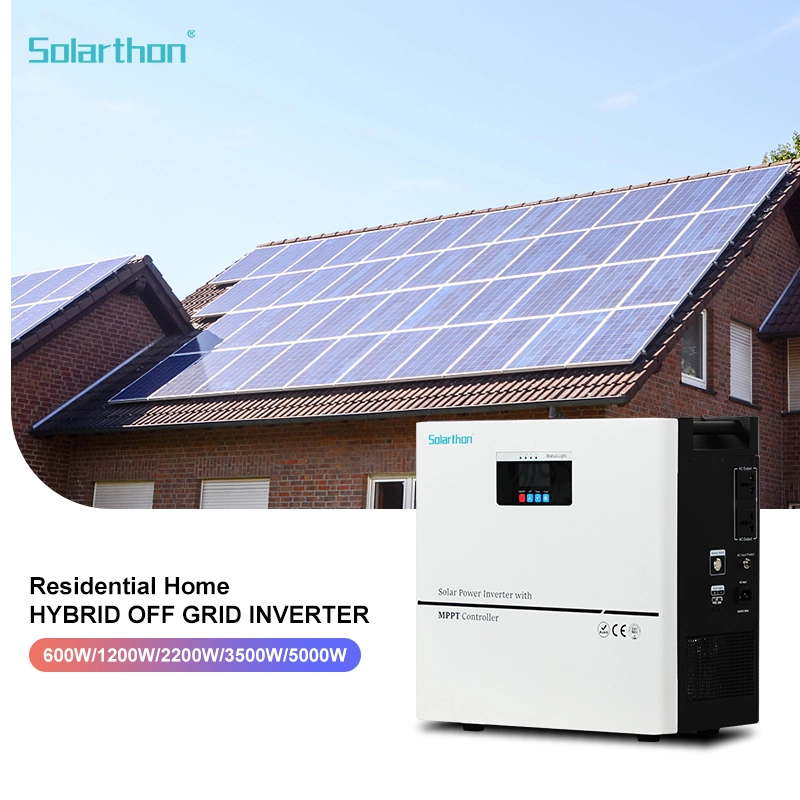 off Grid Solar Power System 5kw 10kw Home Solar Hybrid Inverter Manufacturer