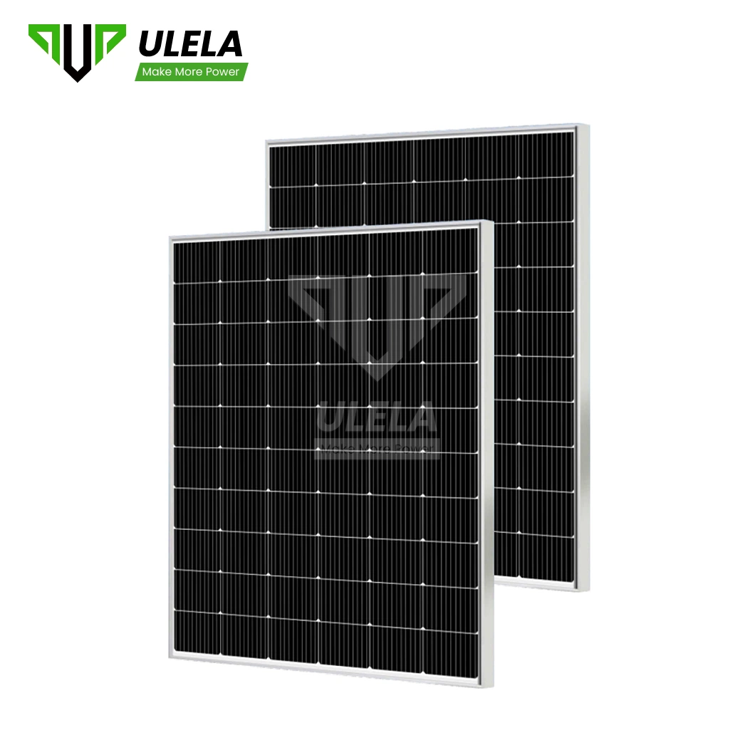 Ulela Solar Energy Panel Module Factory Wholesale 400W Mono Transparent Thin Film Solar Panel China 210mm Mono Cell Solar Panel