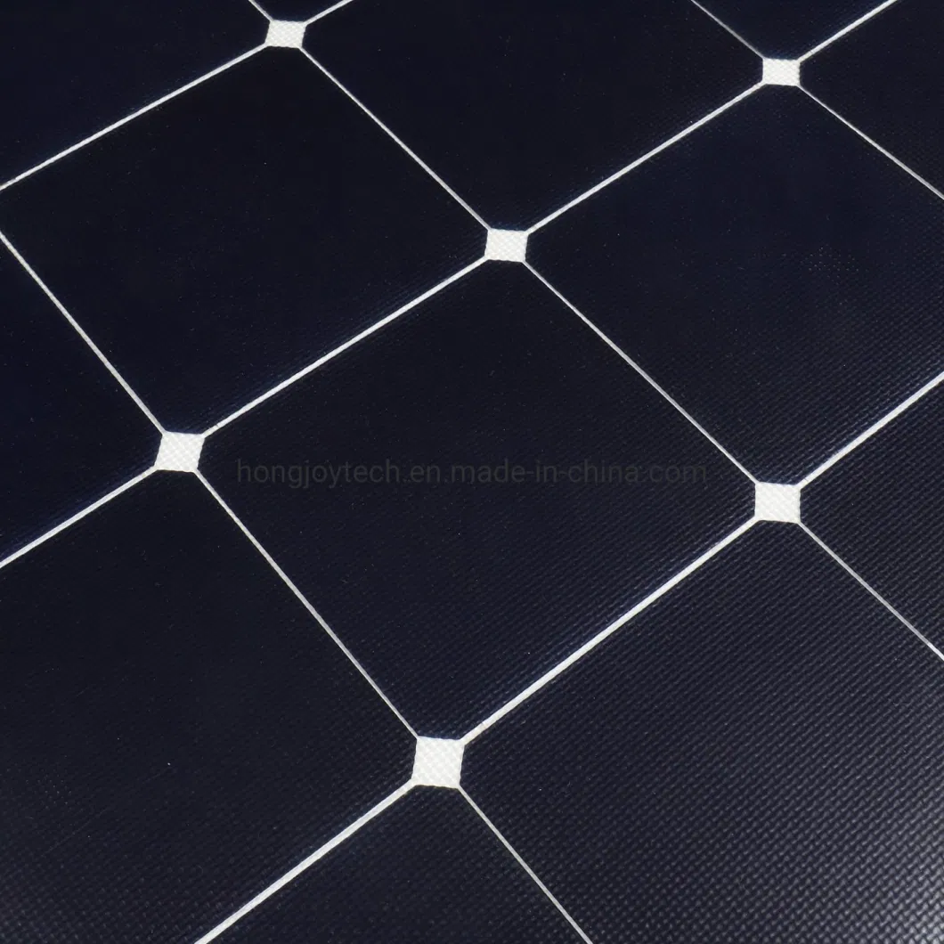 Sun Power Energy 50W 60W 100W RV PV Monocrystalline Solar Panel Flexible