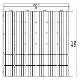 OEM Mono Crystalline 190W 200W 200 Watt Mono Semi Flexible Solar Panel Flexible Balcony ETFE Semi-Flexible Solar Panels Price