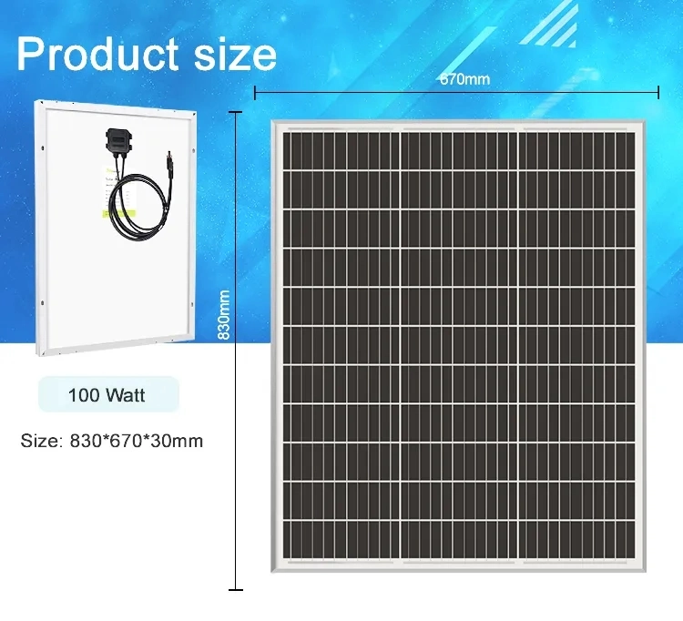 10W-550W Efficiency Poly Crystalline Silicon Long Life Monocrystalline Mono Solar Panel for Factory Wholesale