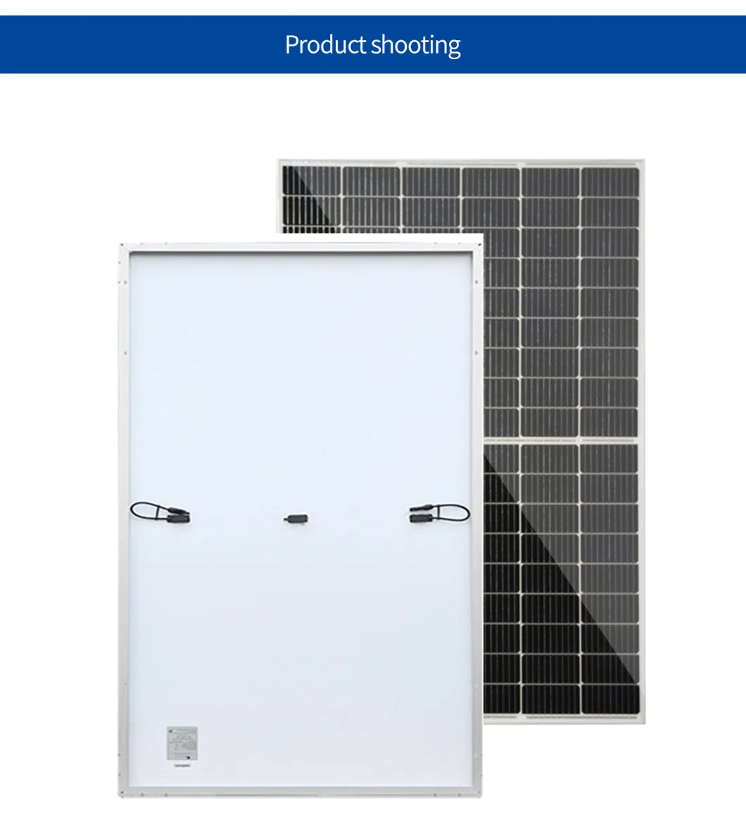 400W Home System Energy Renewable Power Generator Photovoltaic Module Frame Solar Panel for Sale Solares Panels Price Sun