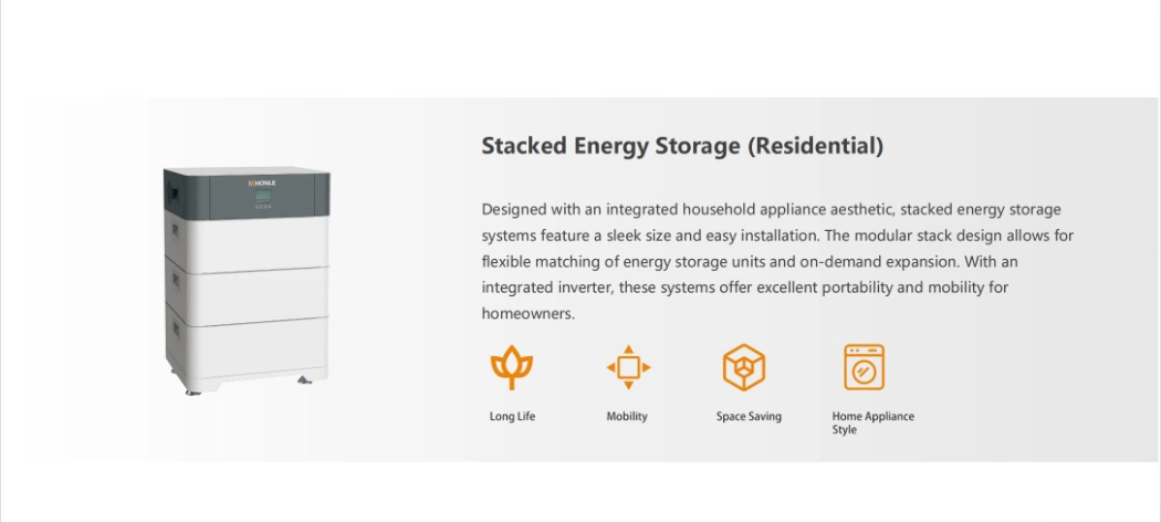 High Quality Stack Solar Residential Low Voltage 15.36kwh Lithium Ion Battery Energy with Built-in Inverter