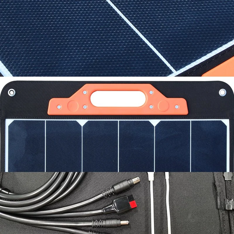 Made in China Small Size Outdoor 200 Watt Solar Panel Energy System Camping USB Monocrystalline Folding 200W Flexible Portable Solar Panel