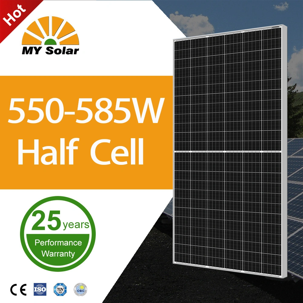 Longi/Mysolar Hi-Mo-4 Solar Half Cell 9bb Solar PV Module Mono Sun Panel Solar 440W 445W 450W 455W 460W Solar Panels Sun for Home Power System