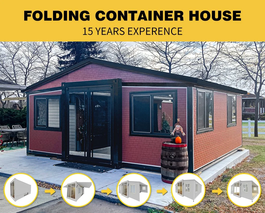 Luxury Prefab Modern Container Homes 20FT 40FT Easy Installed Expanding Residential Villa