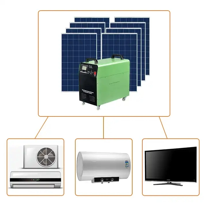 New Design High Capacity Battery Solar Power Panel for Home Metal PC Portable 40W 50W off Grid Solar Energy System