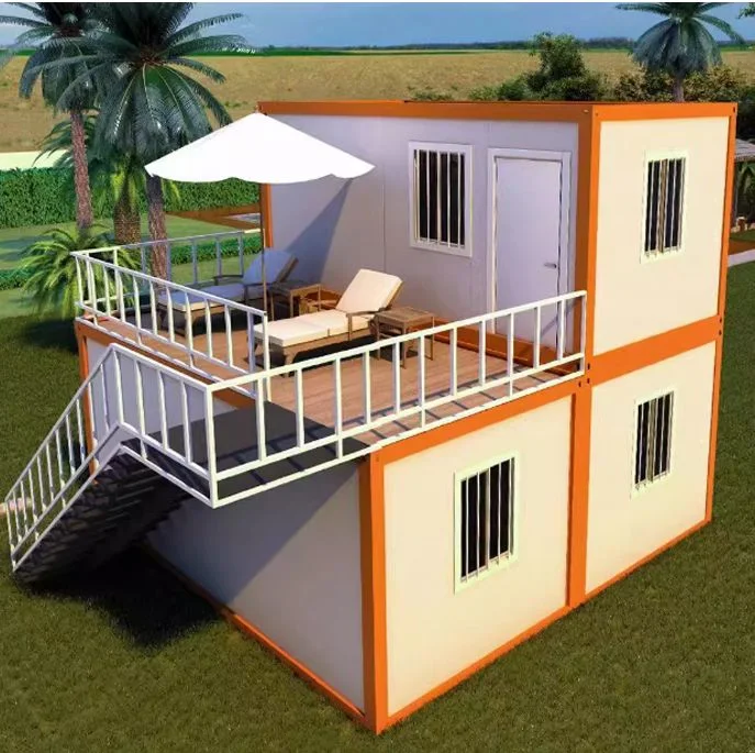 20FT/40FT Expandable Prefab House Villa Smart 2 Bedrooms Prefab Container Home