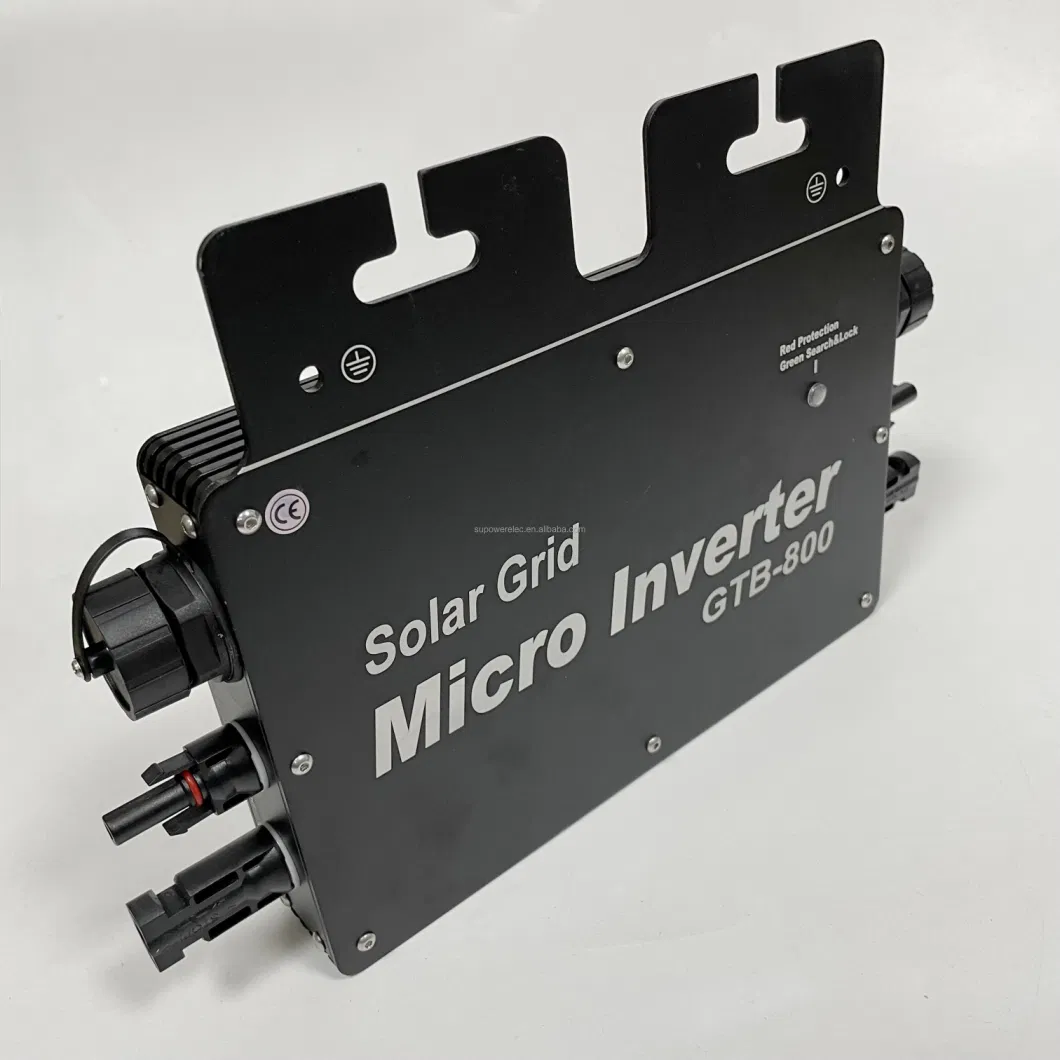 Gtb-800 MPPT Solar Grid Tie Micro Inverter Grid Connected Microinverter 800W AC 220V Output with Euro Plug WiFi APP Monitoring