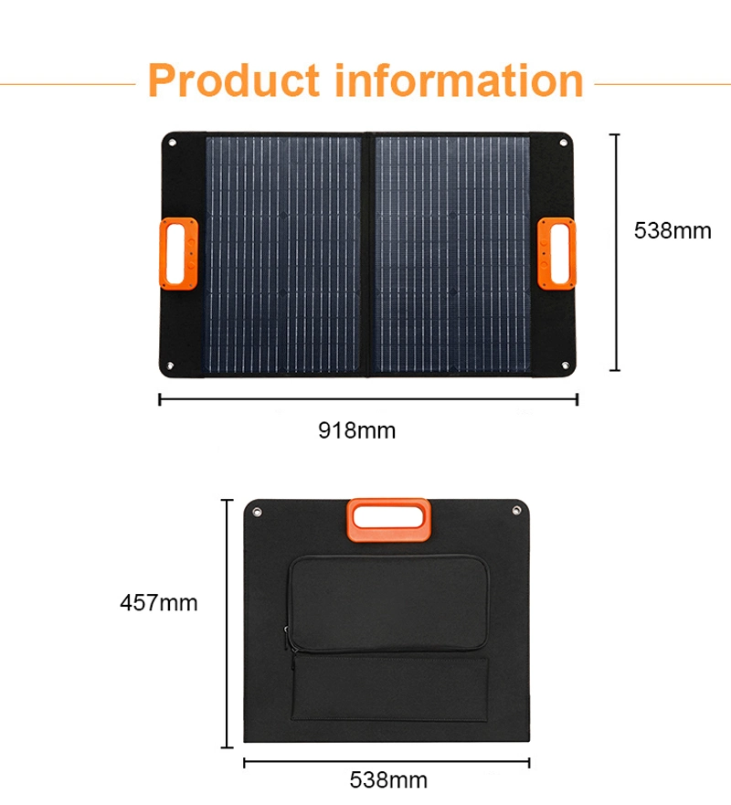 30W 40W 50W 60W 80W 100W 120W 160W 180W 200watt Folding Solar Panel with Stand