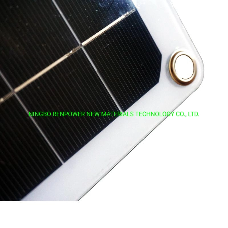 50W High-Efficiency Semi-Flexible Solar Panel for Yacht, RV