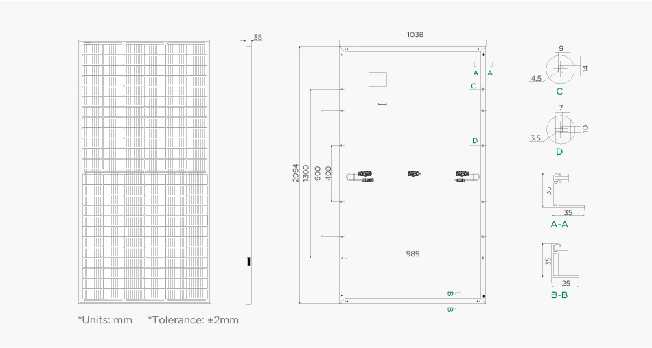 Trina Solar Panel 400W 440W 445W 450W 455W 500W Europe Stock