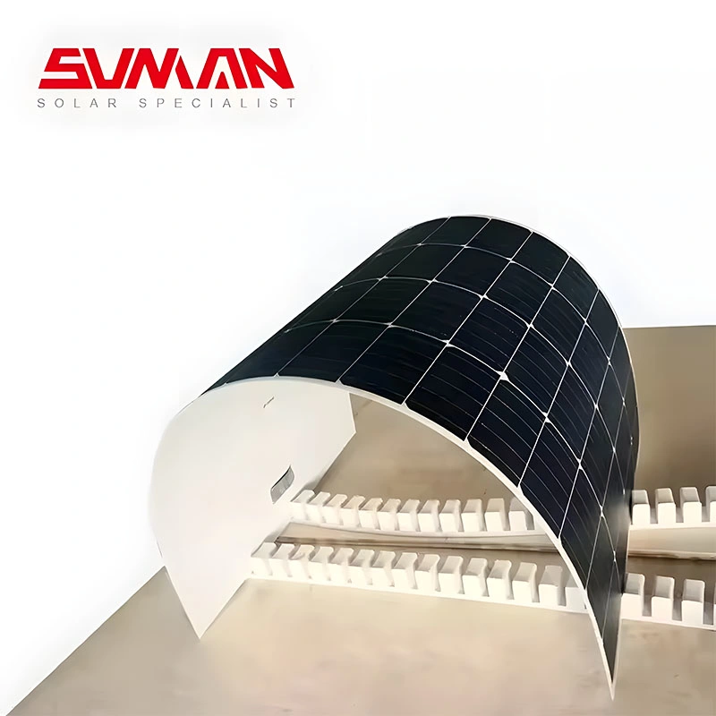 Sunman High Efficiency Flexible Solar Panels 520W Lightweight Bendable Solar PV Panels Ultra-Thin Panel