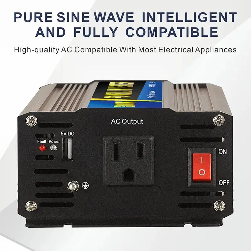 300W DC to AC Pure Sine Wave Inverter Solar Power Inverter off Grid High Frequency Home Inverter