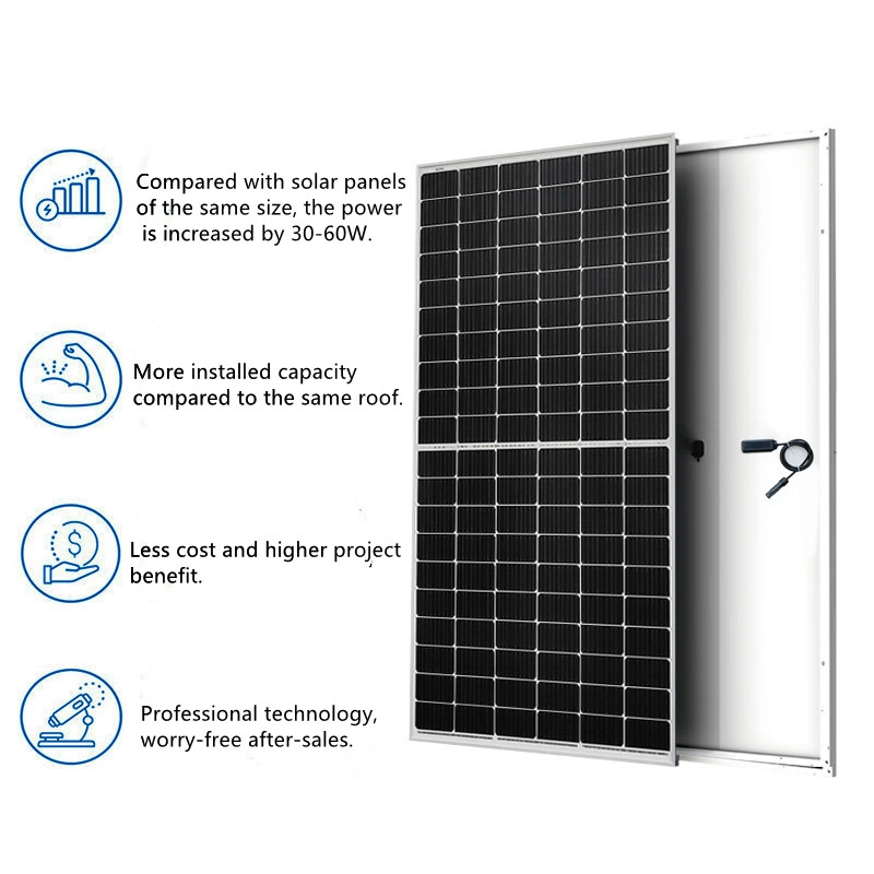 400W 500W Polycrystallin Perc Solar Panel