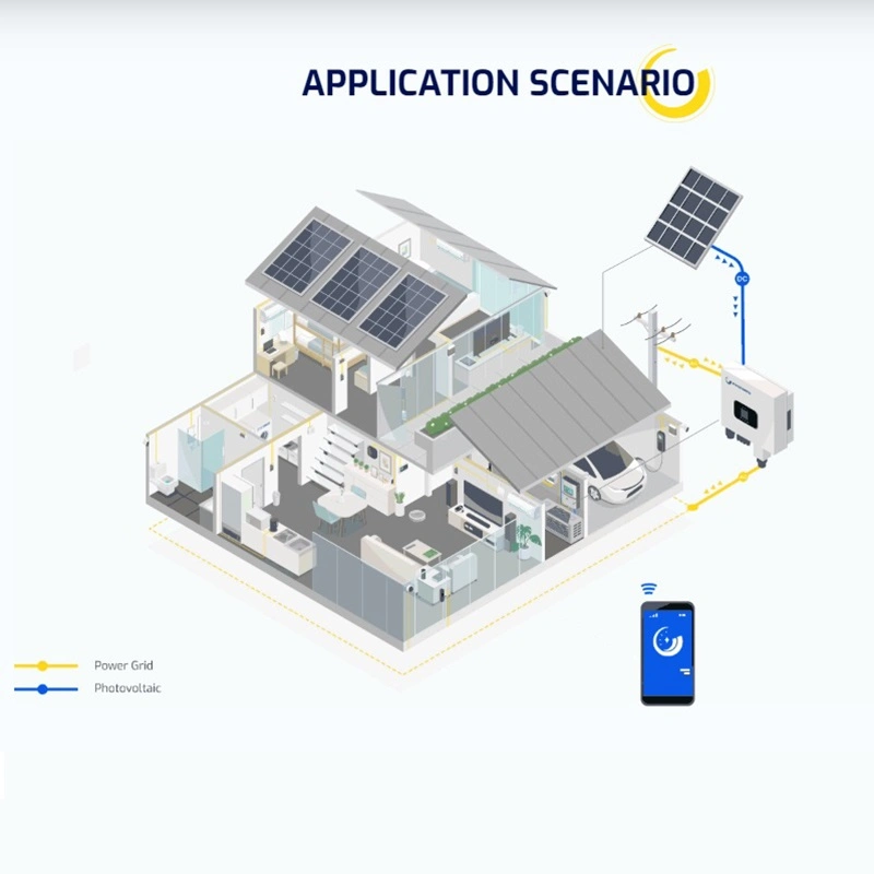 36kw China Wholesale Factory Price Good Quality Three Phase Grid-Connected Solar Inverter