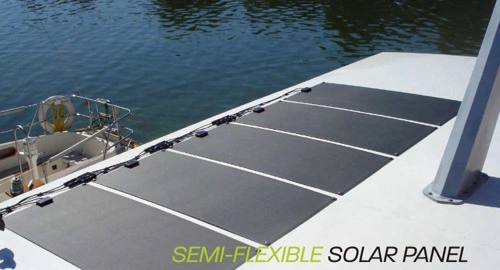 Light Weight Easy Carry 50W Mono Flexible Solar Panel