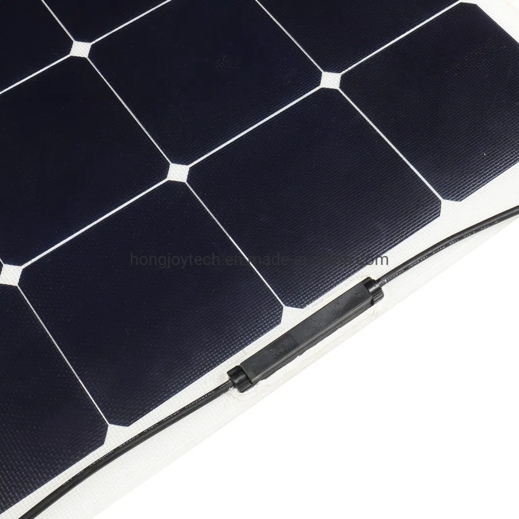 Sun Power Energy 50W 60W 100W RV PV Monocrystalline Solar Panel Flexible