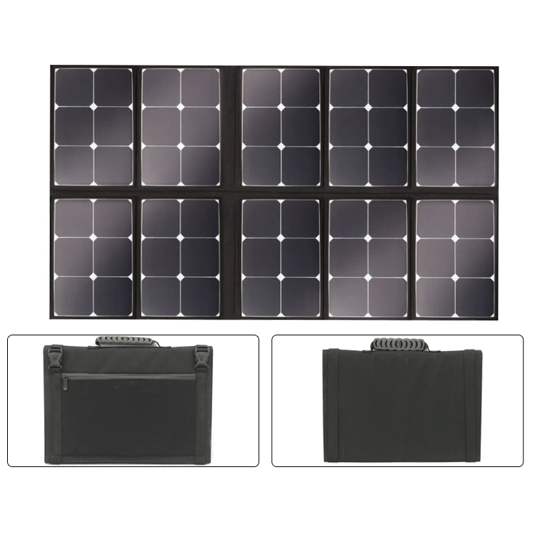 Caravans and Motorhomes Use Semi Flexible Solar Blanket 120W 200 Watt Folding Foldable Solar Panel Charger