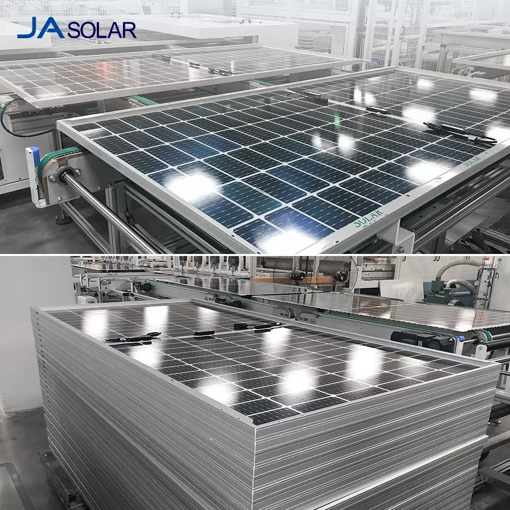 Ja Solar 525W 540W 550W Bifacial Mono Perc Half Cell High Power Industrial Solar Panel