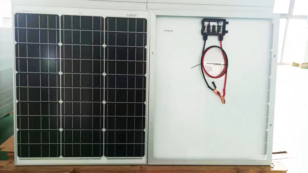 Solar Panel Mono Crystalline 50W 40W 30W 20W 10W Solar PV Panels for RV LED Street Lighting