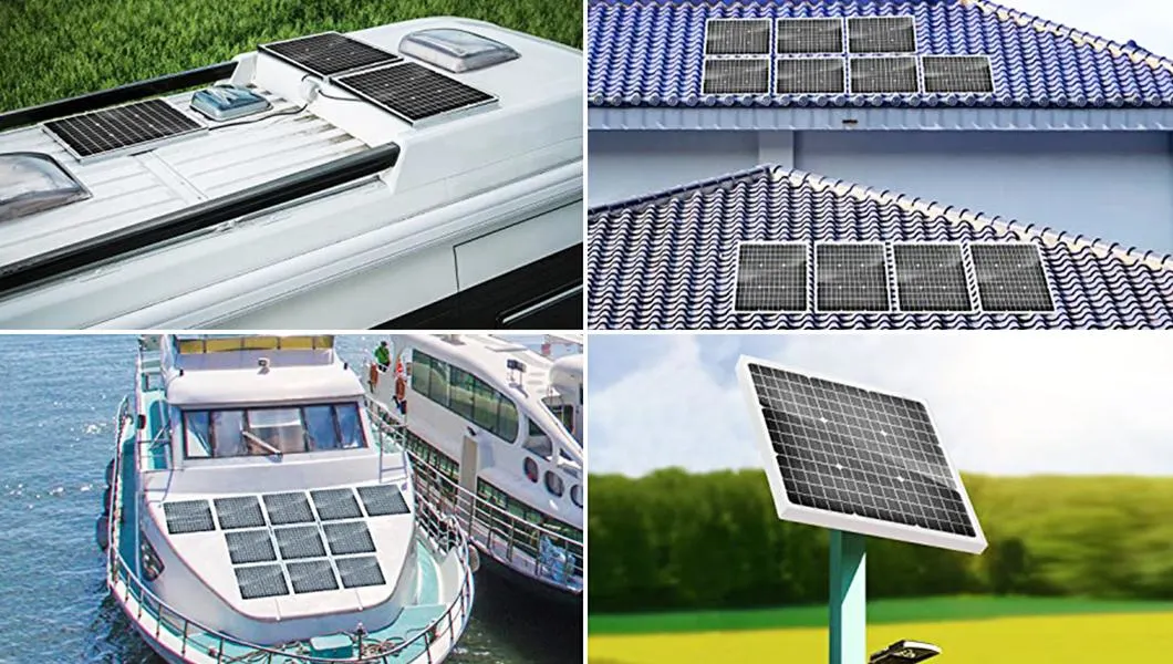 Customized High Efficiency Small Monocrystalline 40W 50W 100W 120W Solar Panel