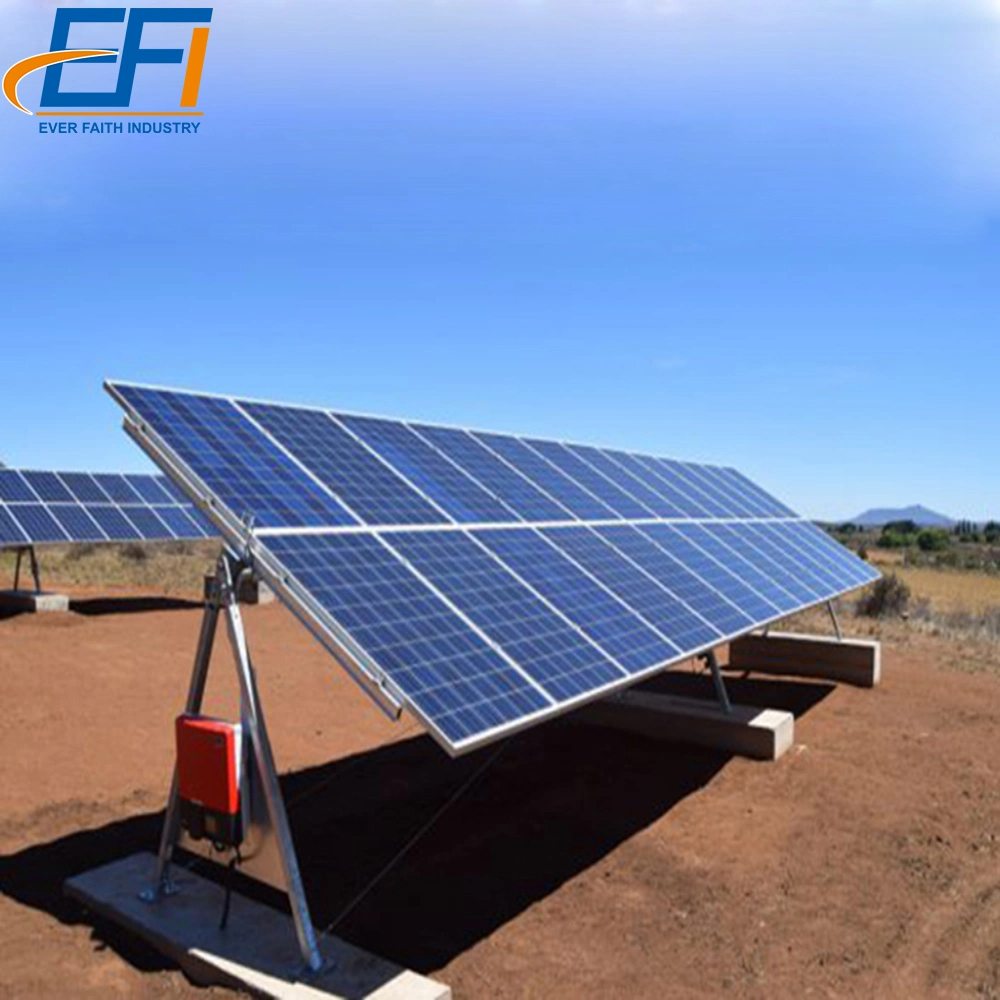 Solar Panel Ground Pole Mount System Solar Install System Ground Panel