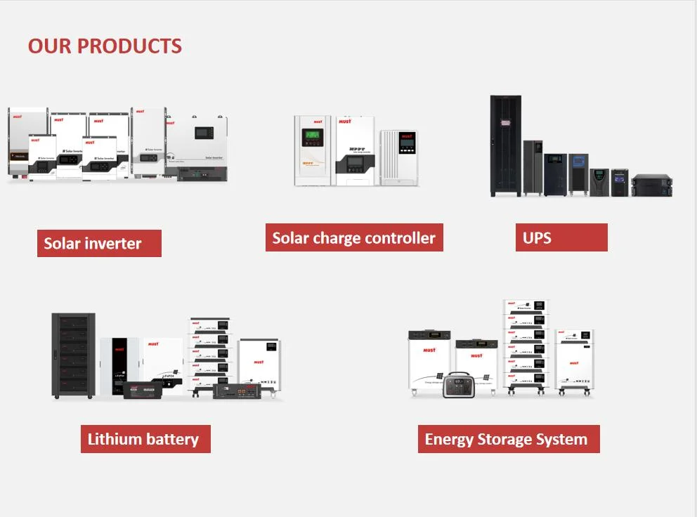 Must Hybrid Solar Inverter 5200W 3000W Pure Sine Wave Hybrid Solar Inverter Work with Lithium Battery Power Pack